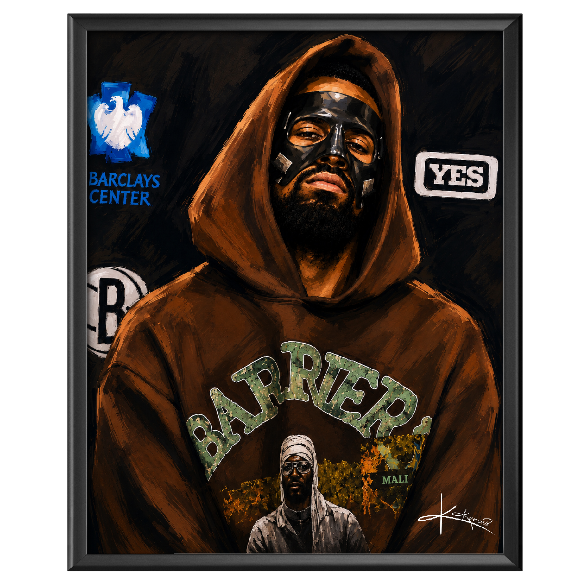 MASKED KYRIE POSTER
