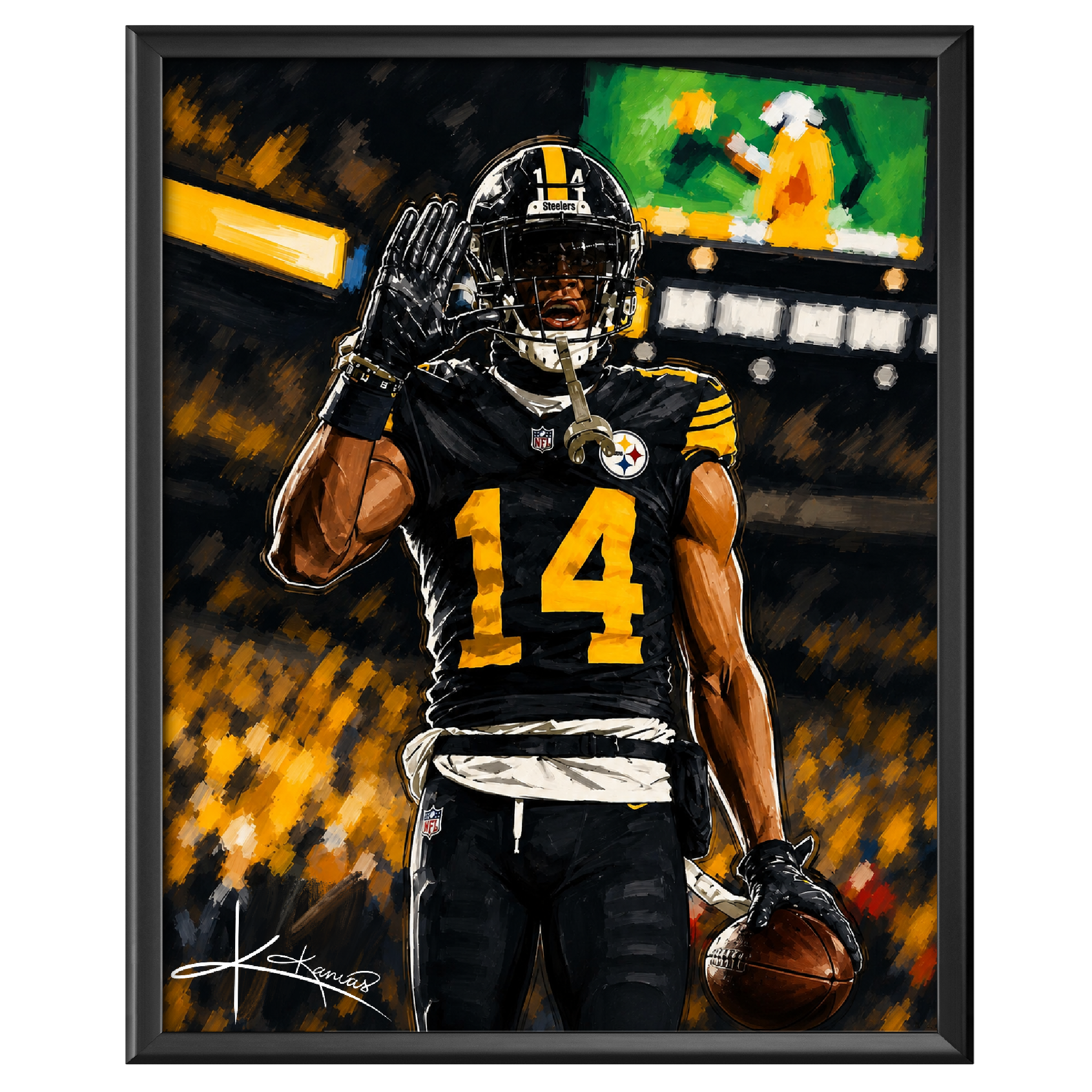 GEORGE PICKENS POSTER